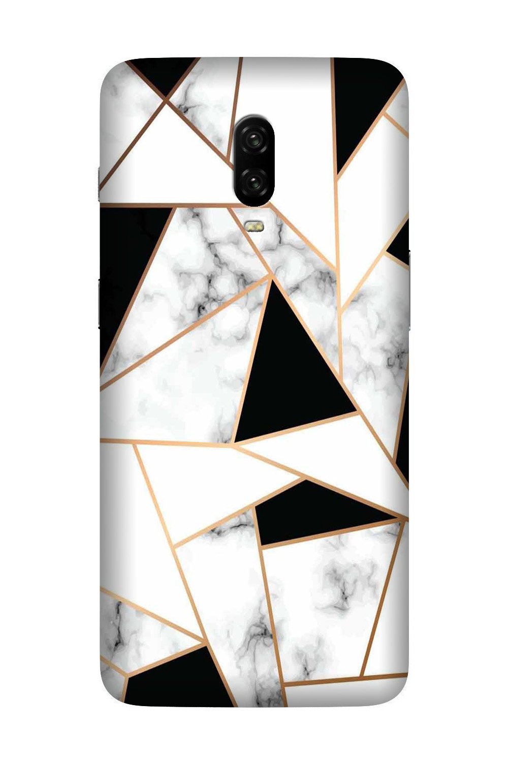 Marble Texture Mobile Back Case for OnePlus 6T  (Design - 322)