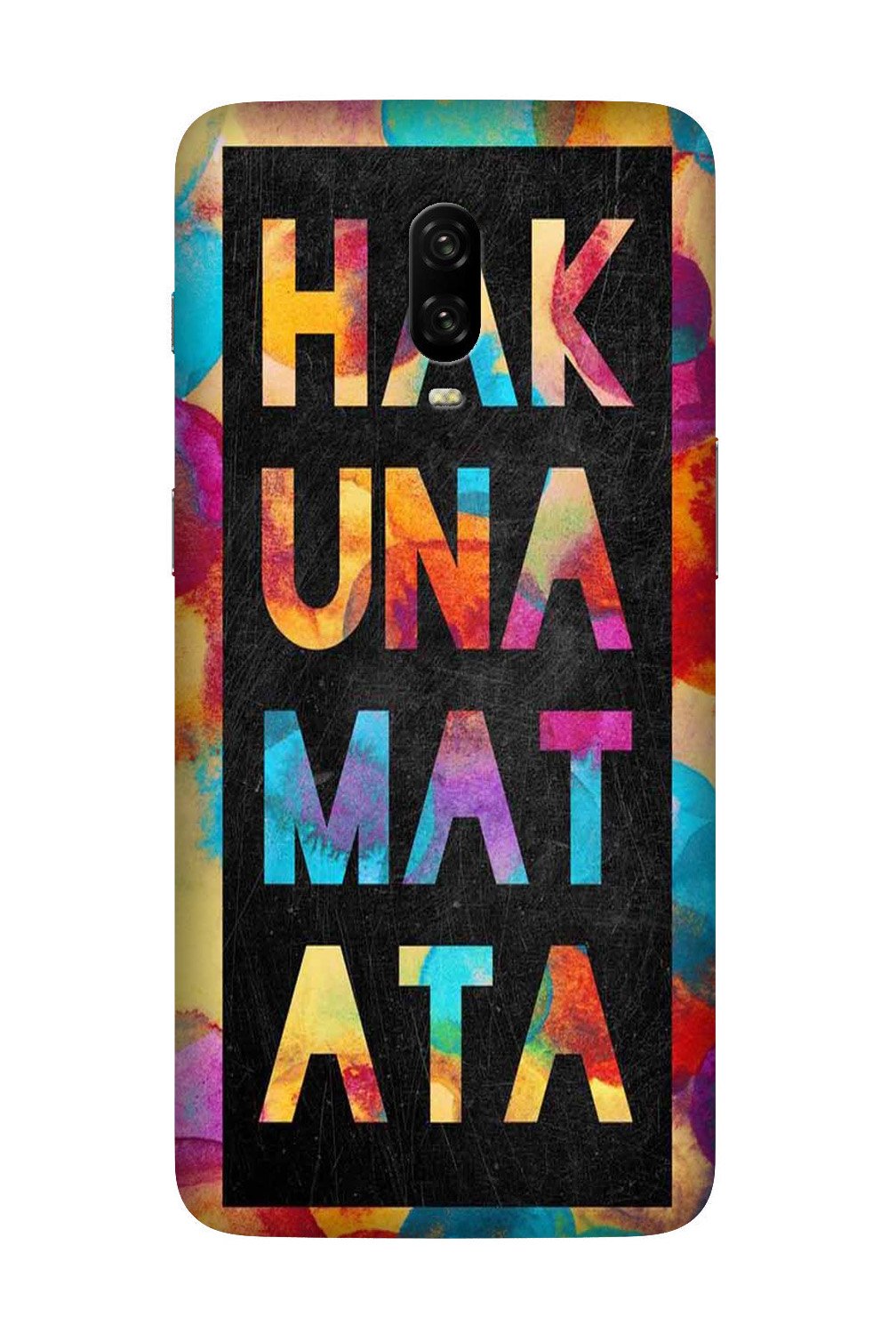 Hakuna Matata Mobile Back Case for OnePlus 6T  (Design - 323)