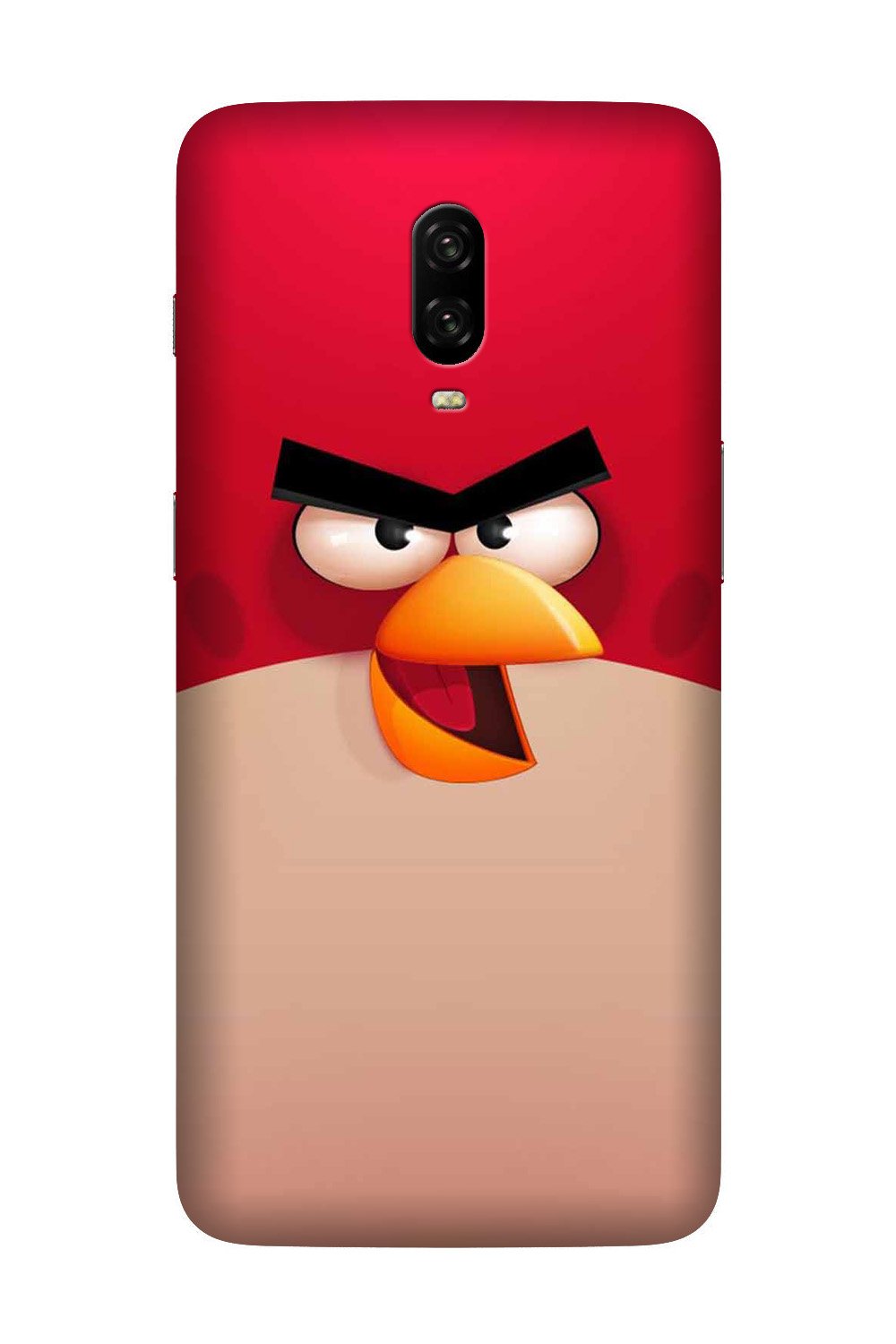 Angry Bird Red Mobile Back Case for OnePlus 6T(Design - 325)
