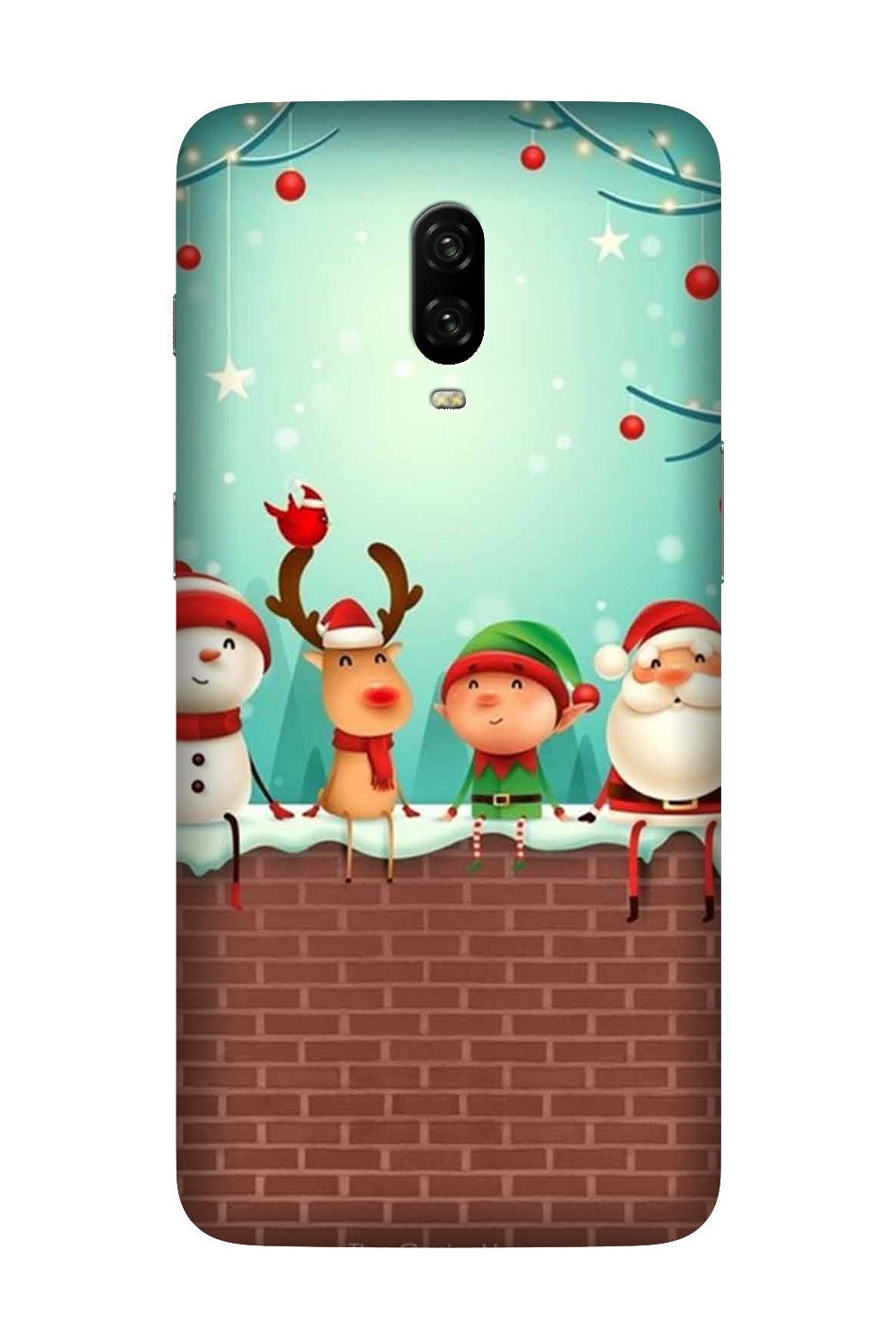 Santa Claus Mobile Back Case for OnePlus 6T(Design - 334)