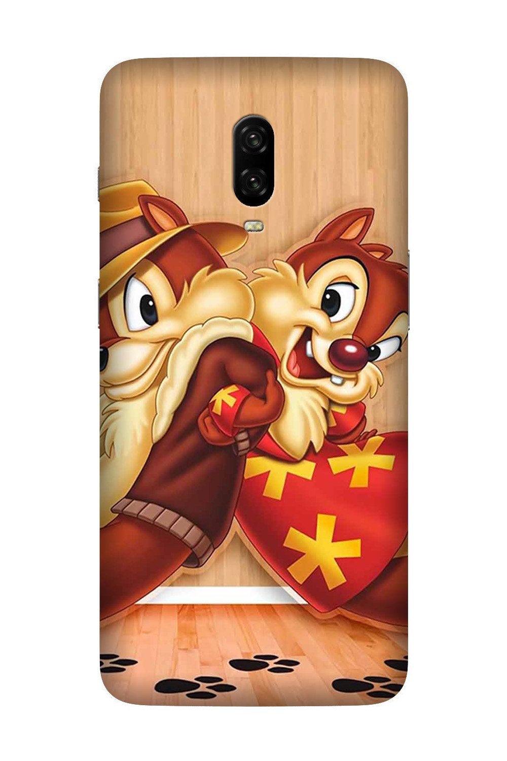 Chip n Dale Mobile Back Case for OnePlus 6T  (Design - 335)