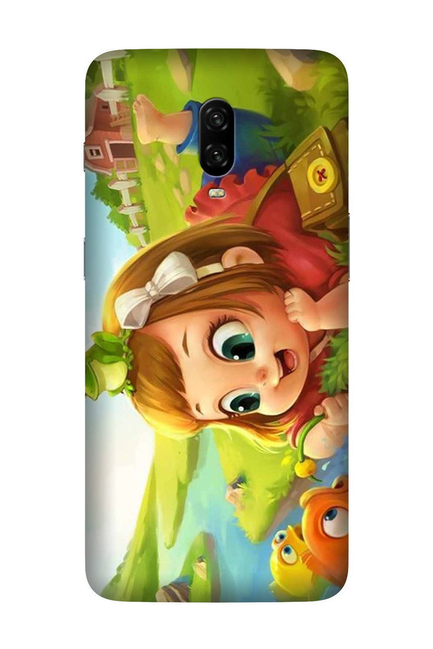 Baby Girl Mobile Back Case for OnePlus 7  (Design - 339)