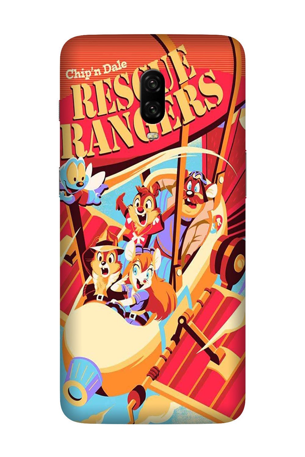 Rescue Rangers Mobile Back Case for OnePlus 6T(Design - 341)