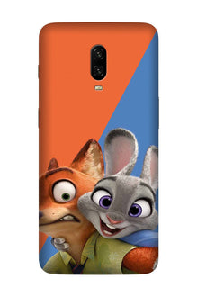 Cartoon Mobile Back Case for OnePlus 7  (Design - 346)
