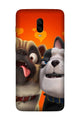 Dog Puppy Mobile Back Case for OnePlus 6T  (Design - 350)
