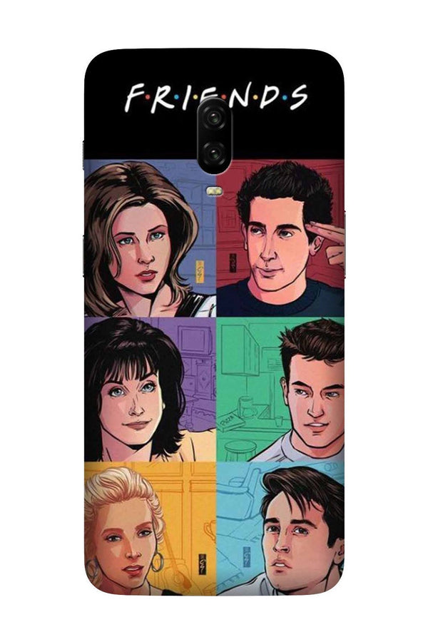 Friends Mobile Back Case for OnePlus 6T  (Design - 357)
