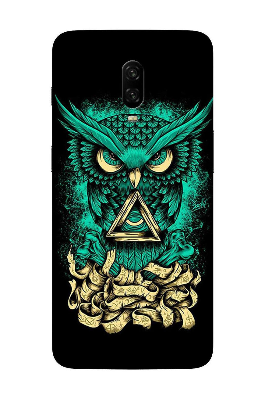 Owl Mobile Back Case for OnePlus 6T  (Design - 358)