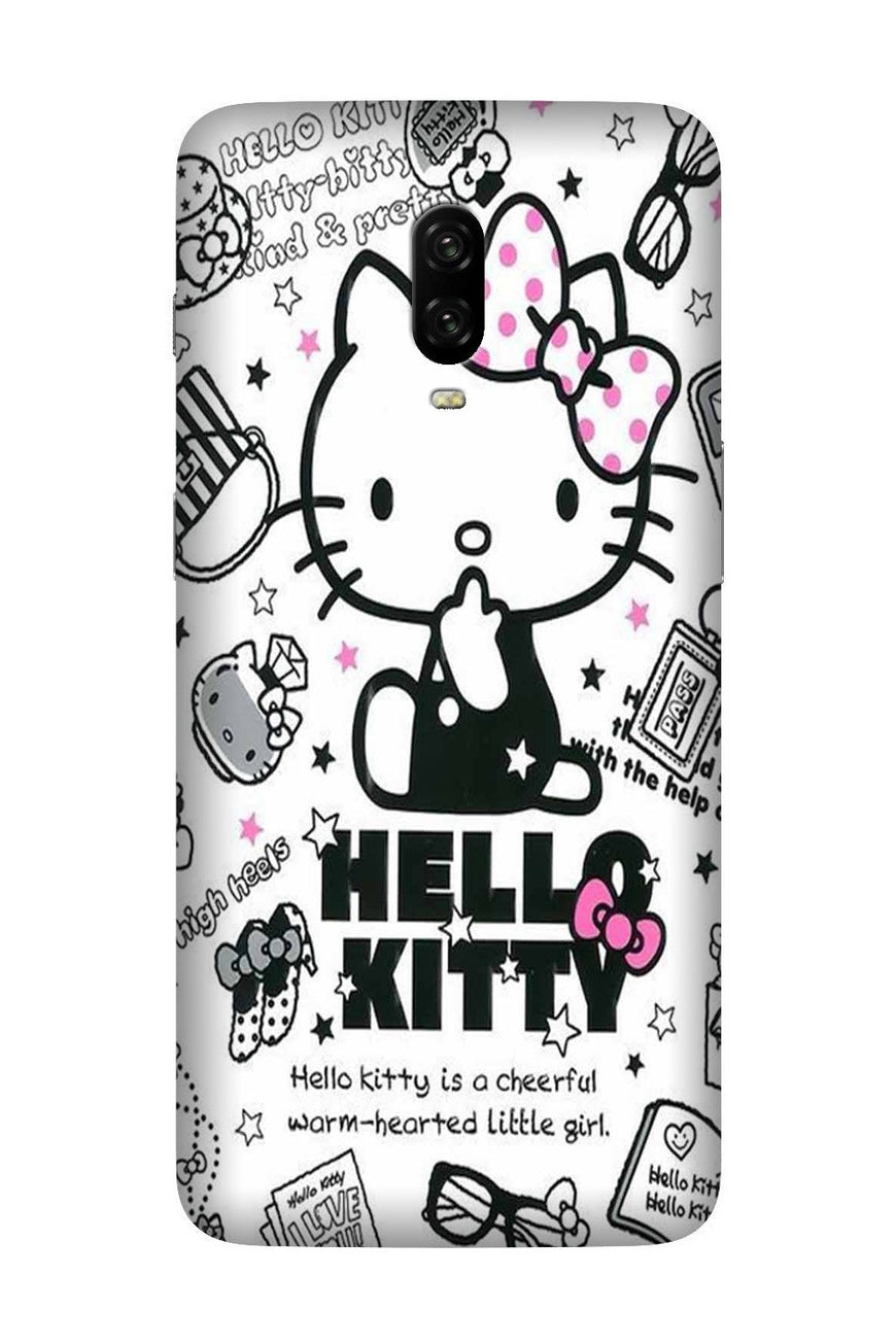 Hello Kitty Mobile Back Case for OnePlus 7  (Design - 361)