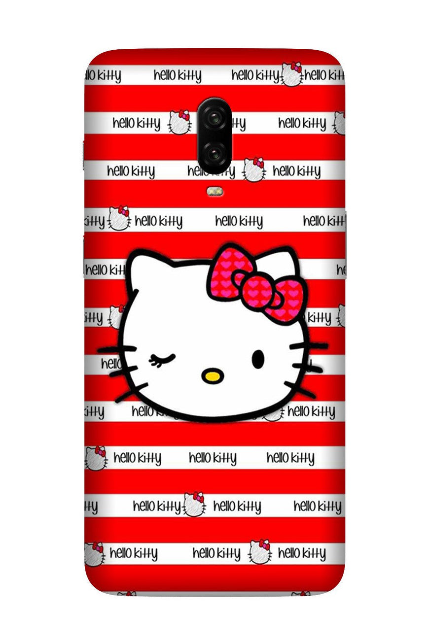 Hello Kitty Mobile Back Case for OnePlus 7  (Design - 364)