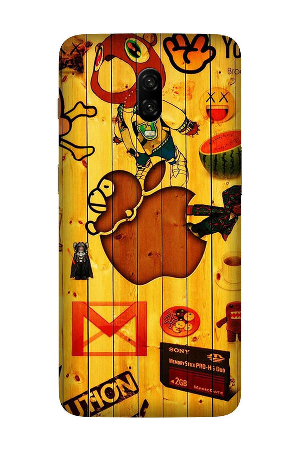 Wooden Texture Mobile Back Case for OnePlus 6T  (Design - 367)