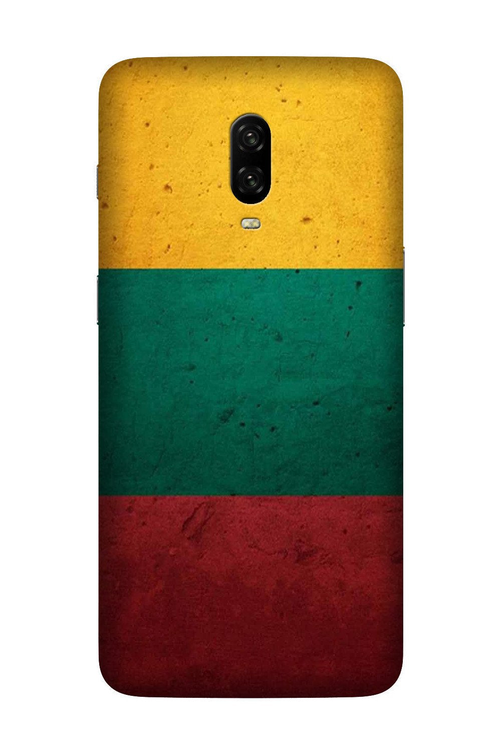 Color Pattern Mobile Back Case for OnePlus 6T  (Design - 374)