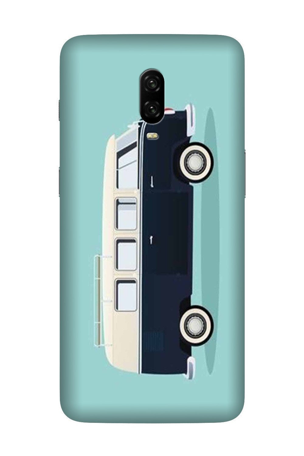 Travel Bus Mobile Back Case for OnePlus 6T(Design - 379)
