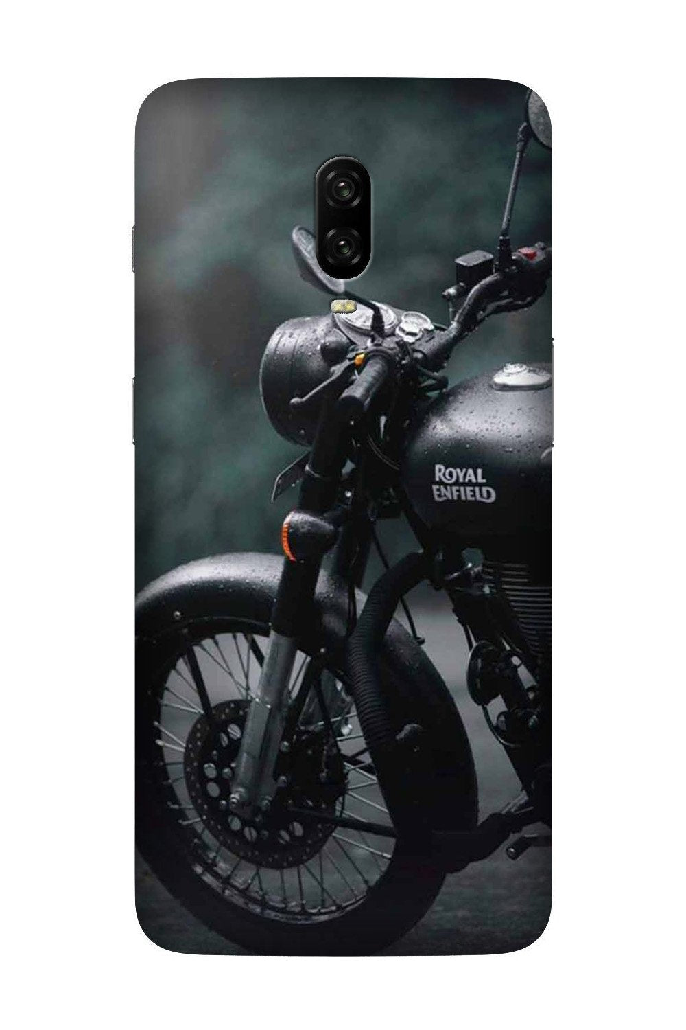 Royal Enfield Mobile Back Case for OnePlus 6T  (Design - 380)