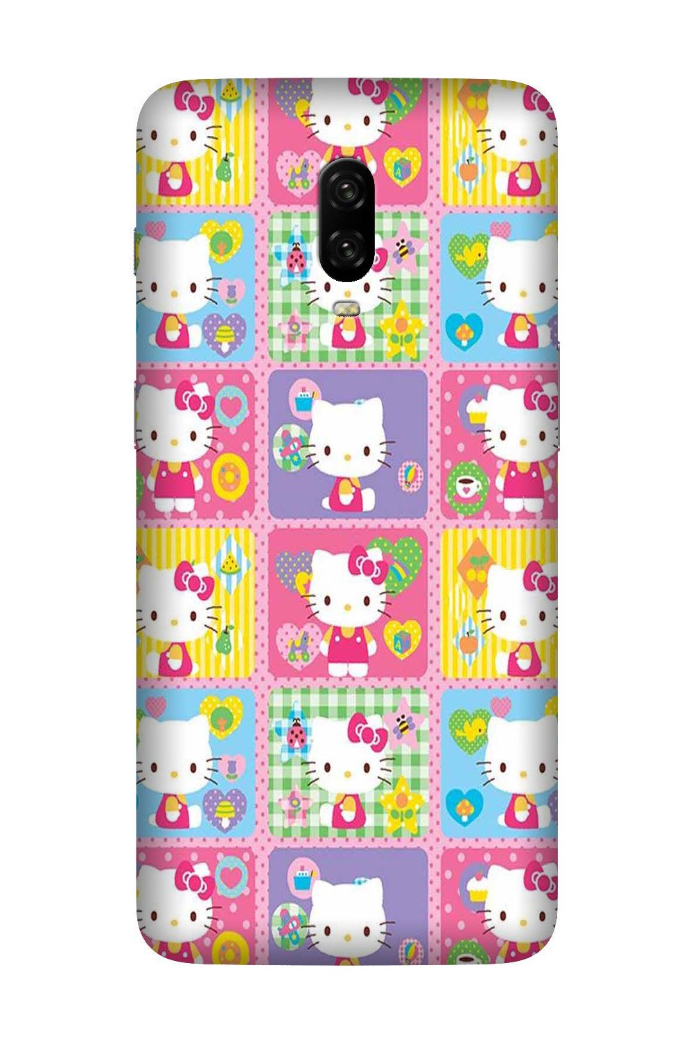 Kitty Mobile Back Case for OnePlus 6T  (Design - 400)