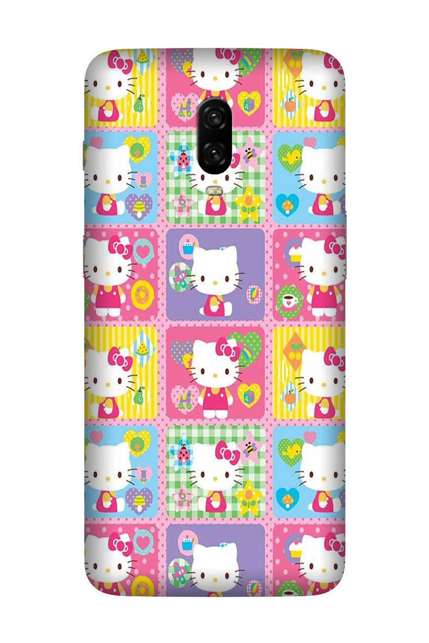 Kitty Mobile Back Case for OnePlus 6T  (Design - 400)