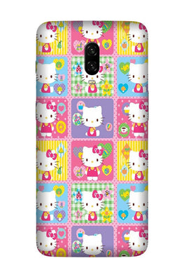 Kitty Mobile Back Case for OnePlus 7(Design - 400)