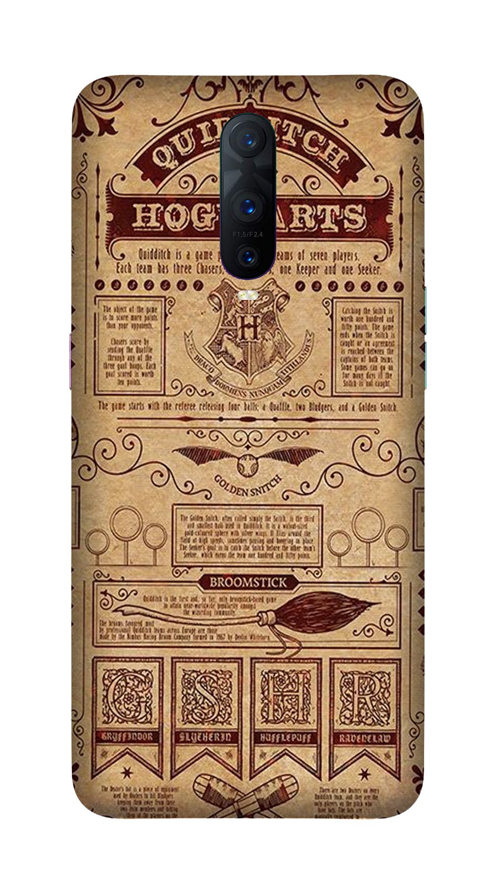 Hogwarts Mobile Back Case for OnePlus 7 Pro (Design - 304)