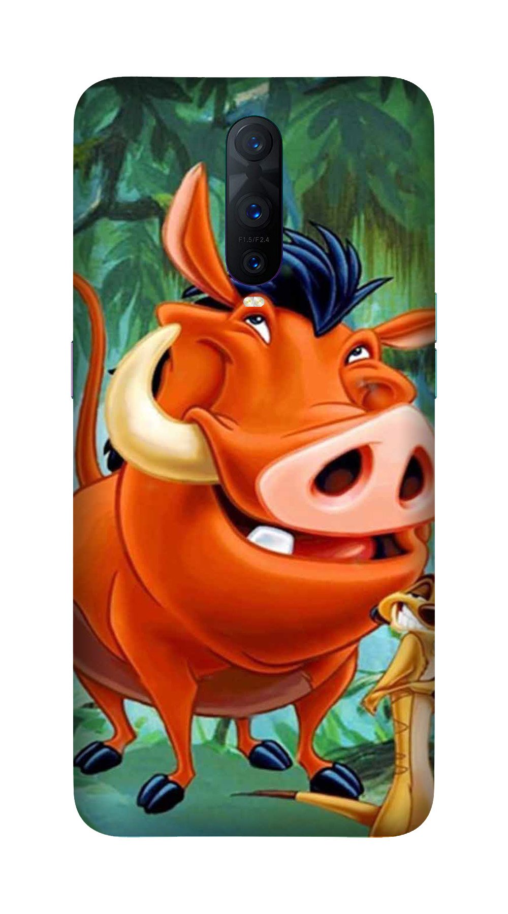 Timon and Pumbaa Mobile Back Case for OnePlus 7 Pro (Design - 305)