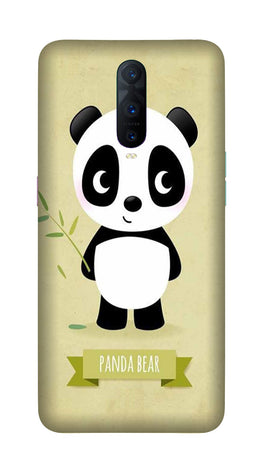 Panda Bear Mobile Back Case for OnePlus 7 Pro (Design - 317)