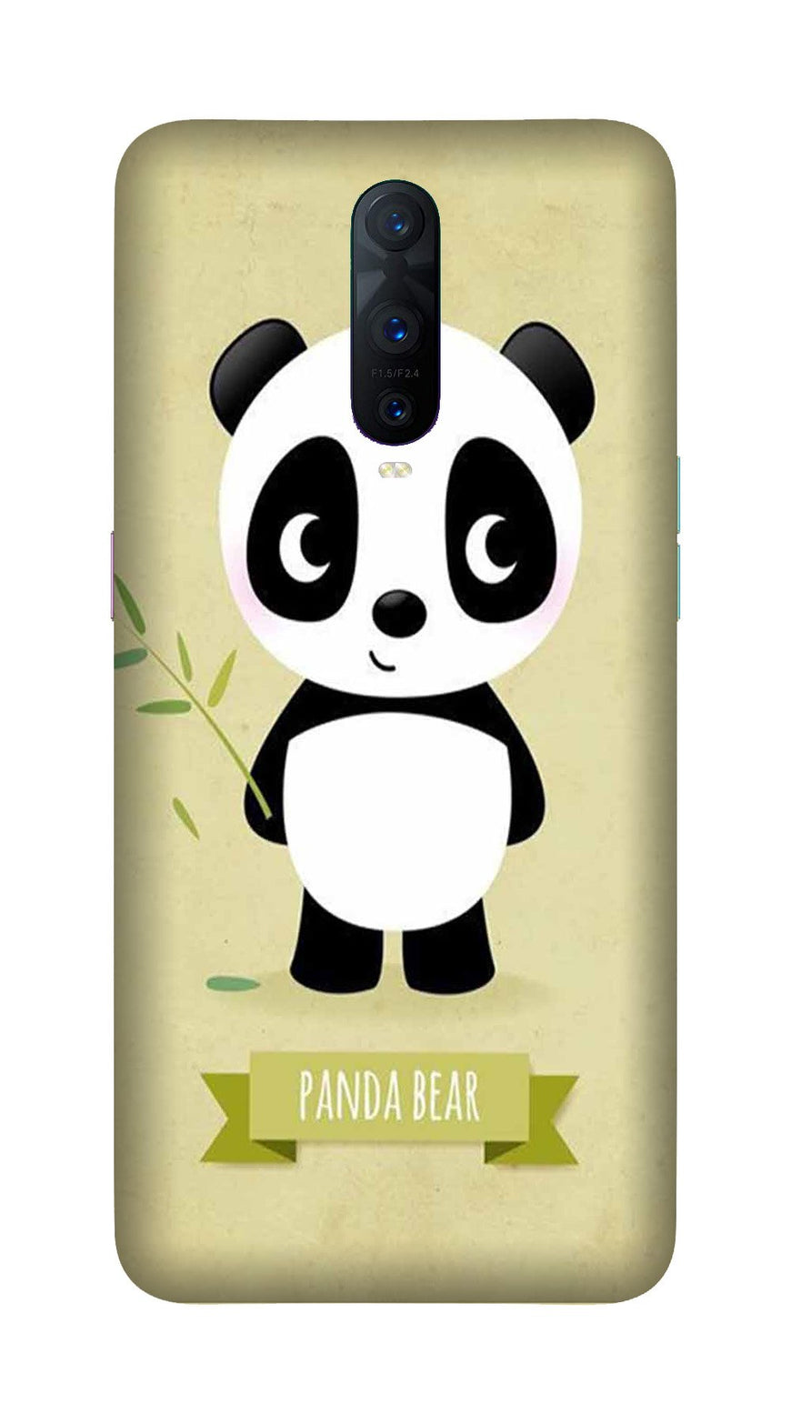 Panda Bear Mobile Back Case for OnePlus 7 Pro (Design - 317)