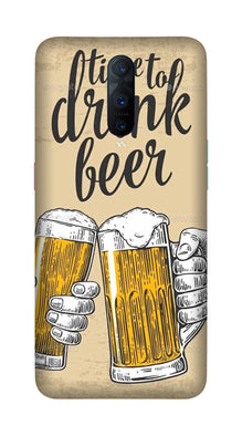 Drink Beer Mobile Back Case for OnePlus 7 Pro (Design - 328)