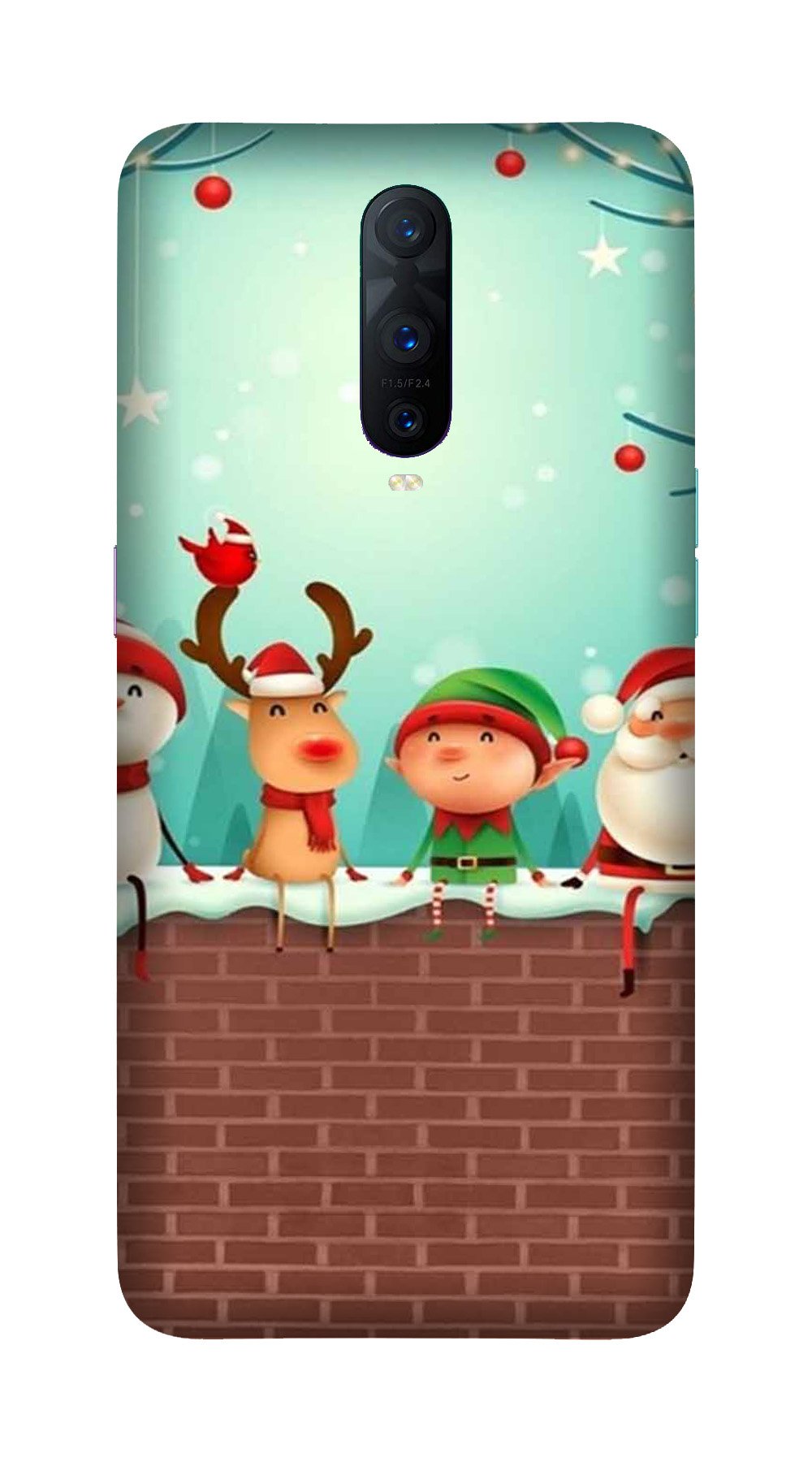 Santa Claus Mobile Back Case for OnePlus 7 Pro (Design - 334)
