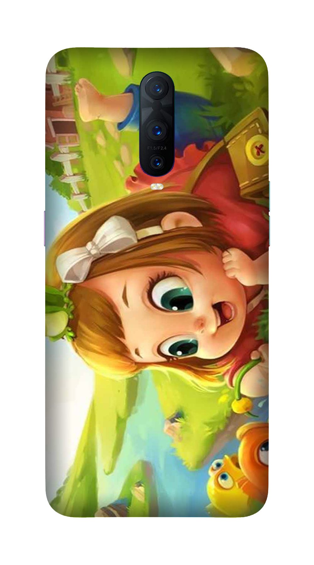 Baby Girl Mobile Back Case for OnePlus 7 Pro (Design - 339)