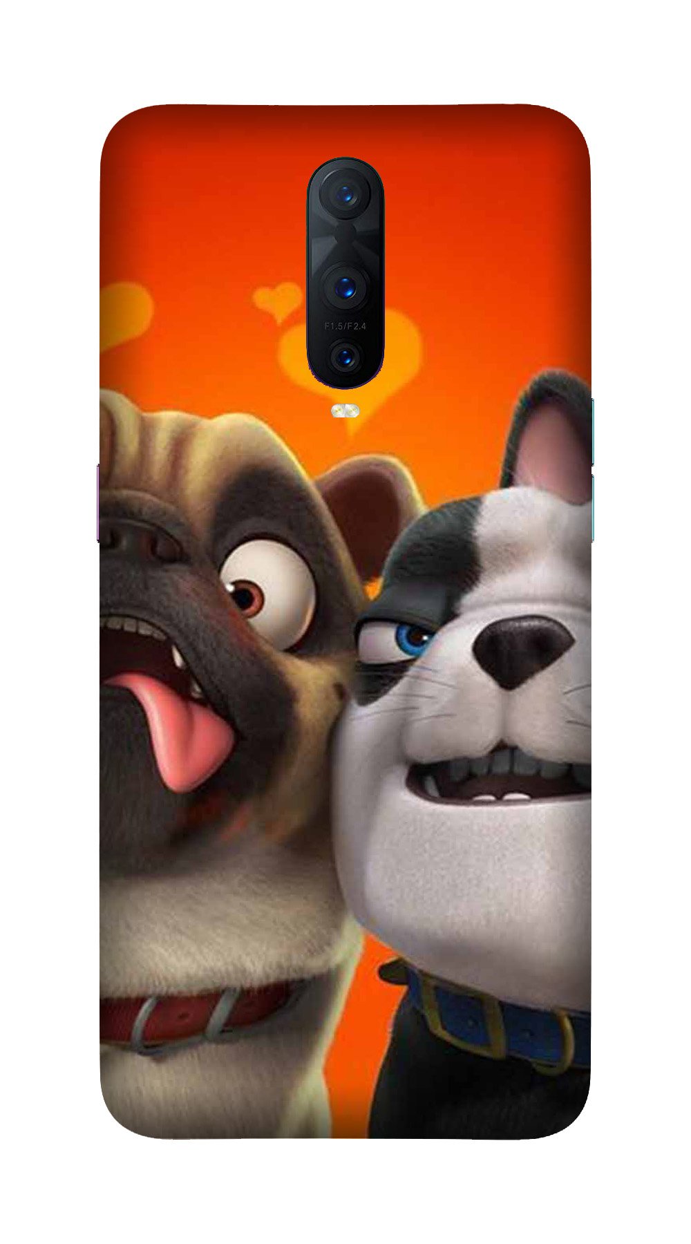 Dog Puppy Mobile Back Case for OnePlus 7 Pro (Design - 350)