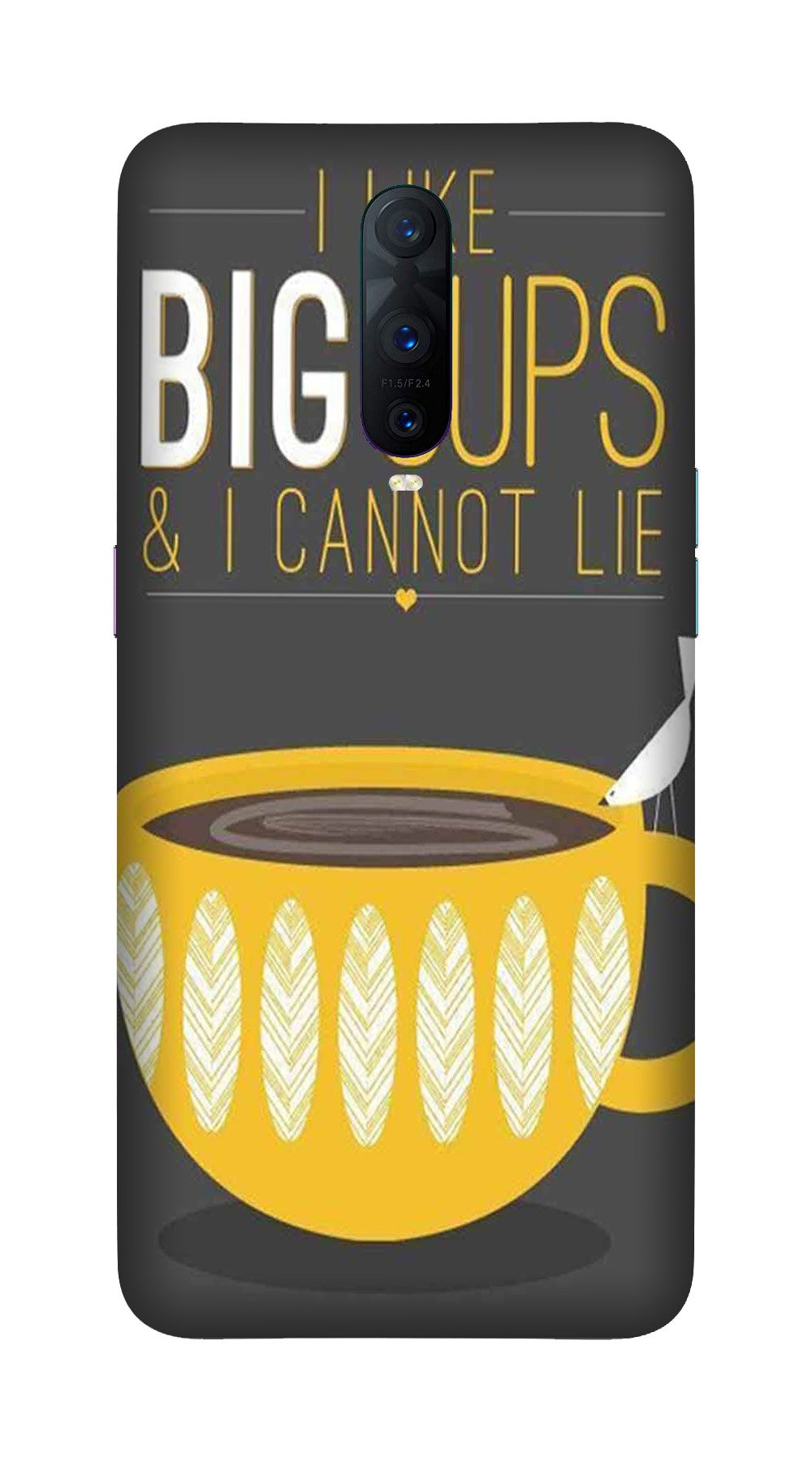 Big Cups Coffee Mobile Back Case for OnePlus 7 Pro (Design - 352)