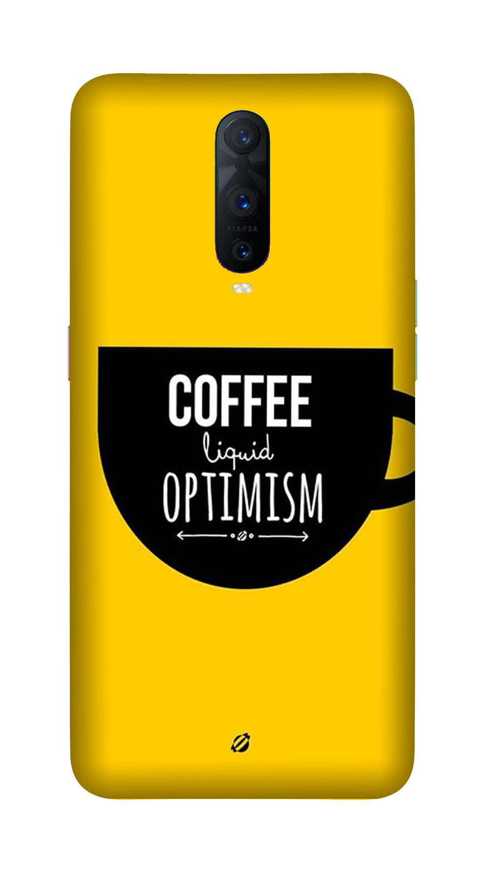Coffee Optimism Mobile Back Case for OnePlus 7 Pro (Design - 353)