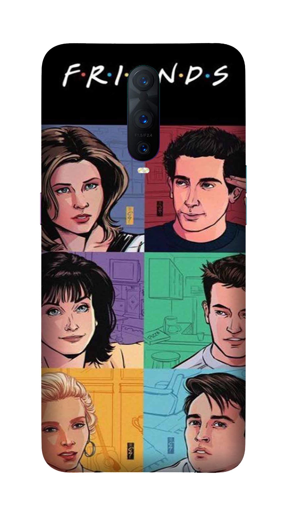 Friends Mobile Back Case for OnePlus 7 Pro (Design - 357)