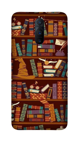 Book Shelf Mobile Back Case for OnePlus 7 Pro (Design - 390)