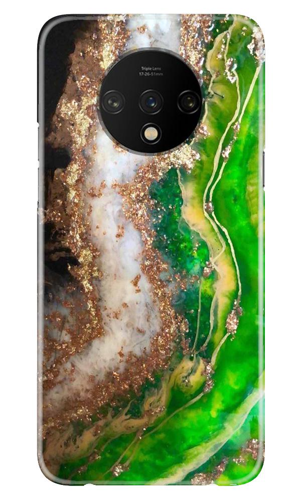 Marble Texture Mobile Back Case for OnePlus 7T  (Design - 307)