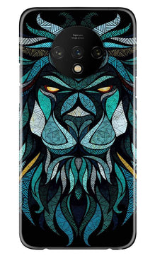 Lion Mobile Back Case for OnePlus 7T  (Design - 314)
