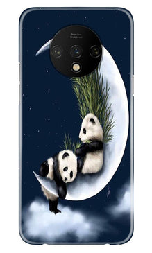 Panda Moon Mobile Back Case for OnePlus 7T  (Design - 318)