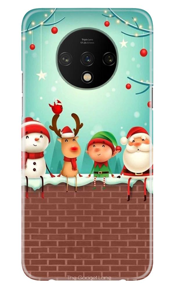 Santa Claus Mobile Back Case for OnePlus 7T  (Design - 334)