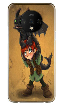 Dragon Mobile Back Case for OnePlus 7T  (Design - 336)