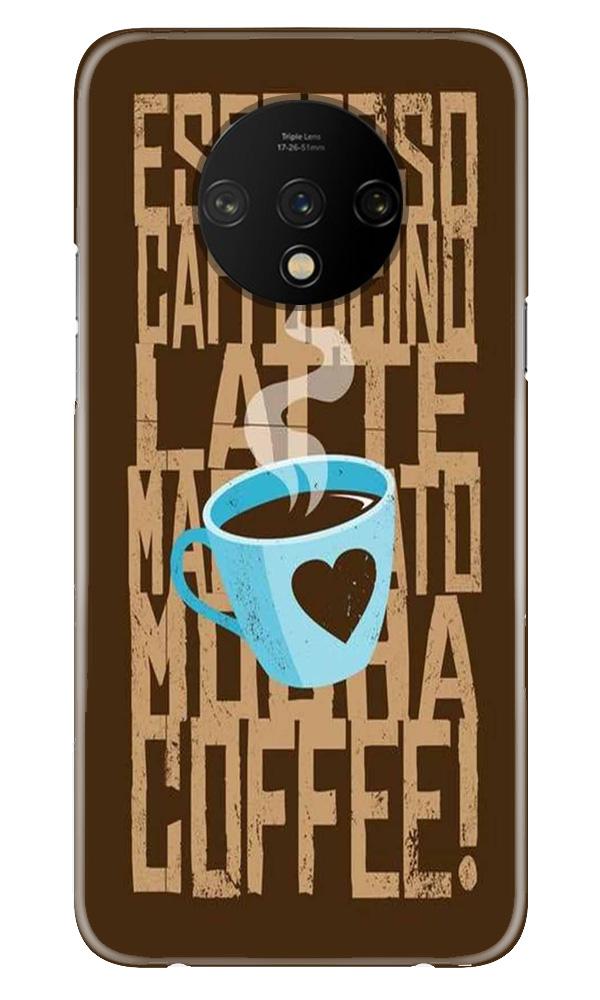 Love Coffee Mobile Back Case for OnePlus 7T  (Design - 351)