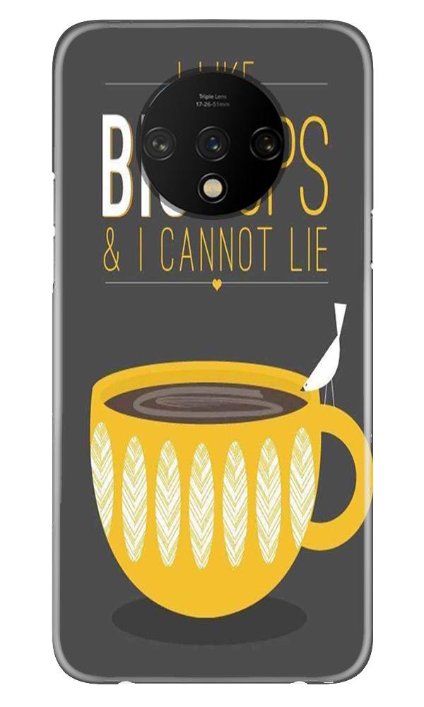 Big Cups Coffee Mobile Back Case for OnePlus 7T(Design - 352)
