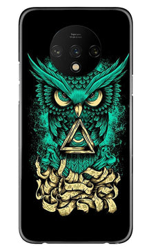 Owl Mobile Back Case for OnePlus 7T  (Design - 358)