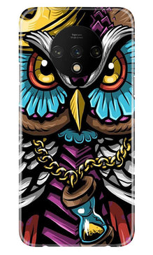 Owl Mobile Back Case for OnePlus 7T  (Design - 359)