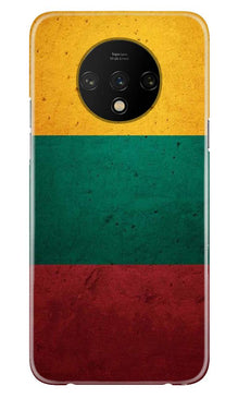 Color Pattern Mobile Back Case for OnePlus 7T  (Design - 374)