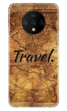 Travel Mobile Back Case for OnePlus 7T  (Design - 375)