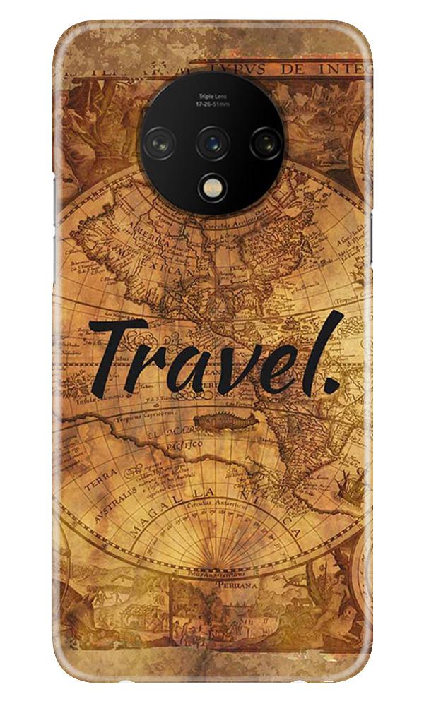 Travel Mobile Back Case for OnePlus 7T  (Design - 375)