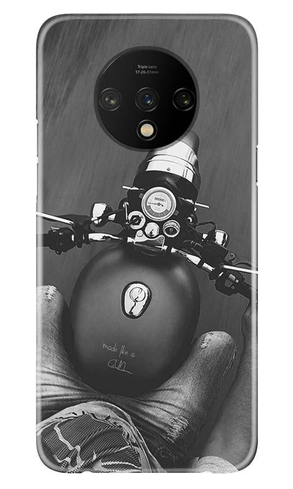 Royal Enfield Mobile Back Case for OnePlus 7T(Design - 382)