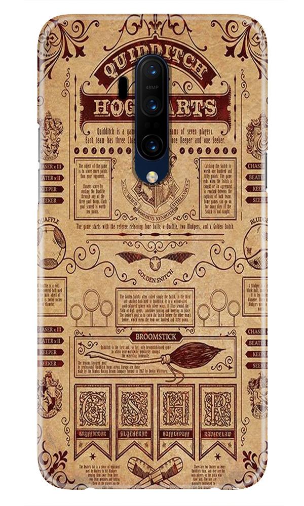 Hogwarts Mobile Back Case for OnePlus 7T Pro(Design - 304)