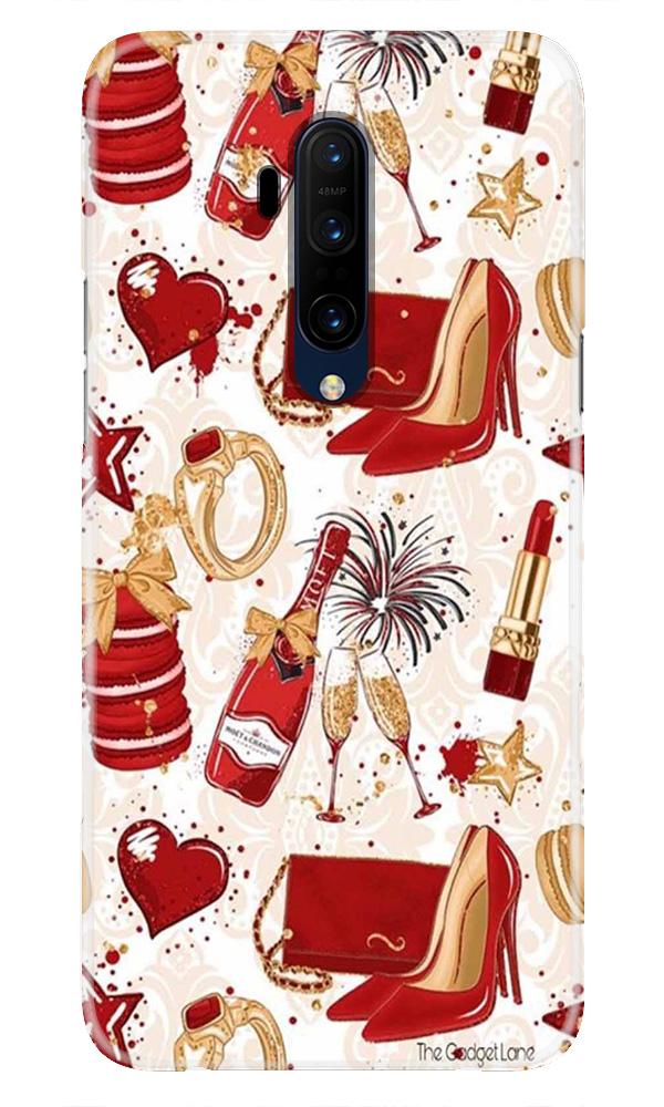 Girlish Mobile Back Case for OnePlus 7T Pro  (Design - 312)