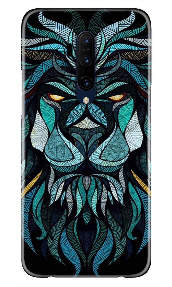 Lion Mobile Back Case for OnePlus 7T Pro  (Design - 314)