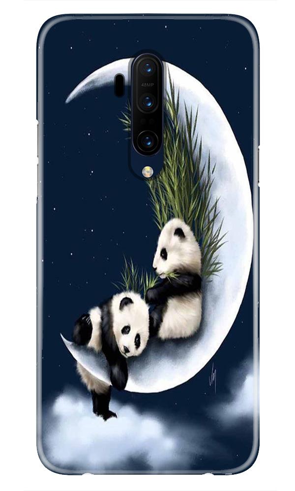 Panda Moon Mobile Back Case for OnePlus 7T Pro(Design - 318)