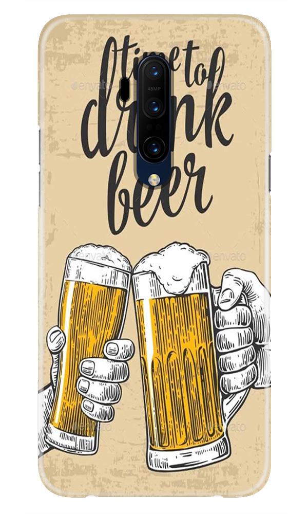 Drink Beer Mobile Back Case for OnePlus 7T Pro(Design - 328)